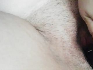 Big Dildo Enters My Wifes Overgrown And Hairy Pussy